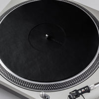 Turntable Leather Platter Mat - Black