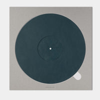 Turntable Leather Platter Mat - Teal