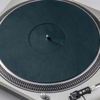 Turntable Leather Platter Mat - Teal